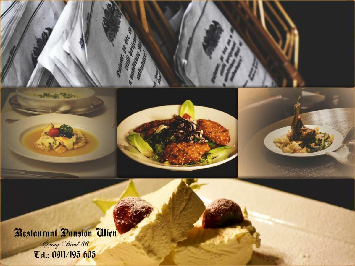 Restaurant Pansion Wien Cierny Brod المظهر الخارجي الصورة
